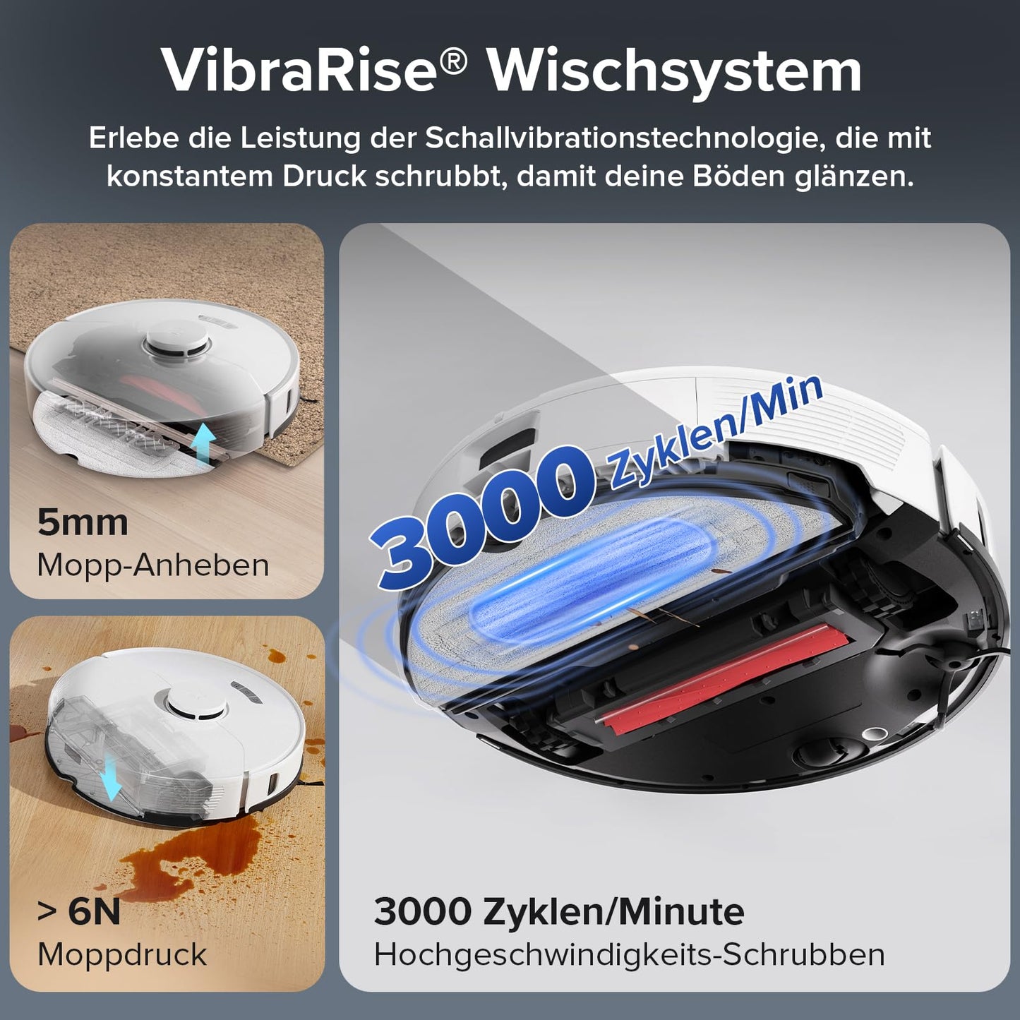 Roborock S7 Max Ultra Saug- und Wischroboter – 5.500Pa, Selbstreinigende Station, Hindernisvermeidung, App & Sprachsteuerung