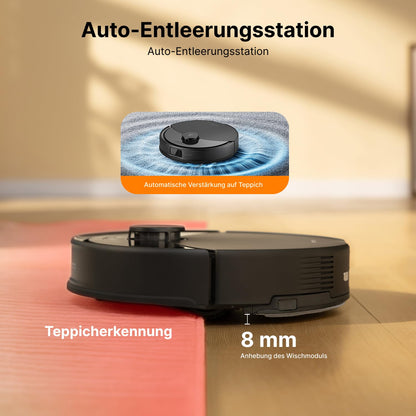 roborock Q10 X5+ Saug- und Wischroboter – 10.000 Pa, Auto-Entleerungsstation, Dual Anti-Tangle
