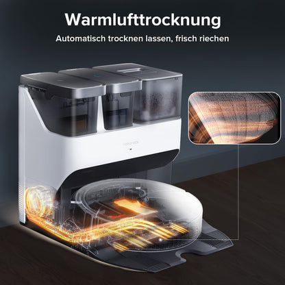 Roborock S7 Max Ultra Saug- und Wischroboter – 5.500Pa, Selbstreinigende Station, Hindernisvermeidung, App & Sprachsteuerung