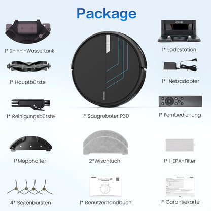 AIRROBO P30 Saug- & Wischroboter – 3000 Pa, 3-in-1 Reinigung