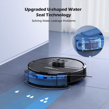 Lubluelu SL68 Saugroboter mit Wischfunktion – 3-in-1, 4500 Pa, Laser-Navigation, App-Steuerung, 150 Min Laufzeit, 24 No-Go Zonen