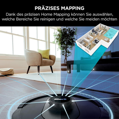 Shark AI 360 – Selbstentleerender Saugroboter für Teppiche & Hartböden