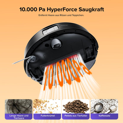 Roborock Q10 S5+ Saug- und Wischroboter, 10.000 Pa, Selbstentleerend