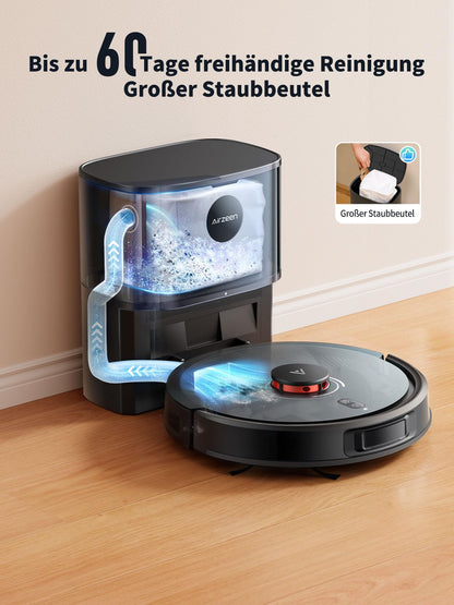 Airzeen Q10 Pro Saug- & Wischroboter mit Auto-Entleerung – 5000 Pa