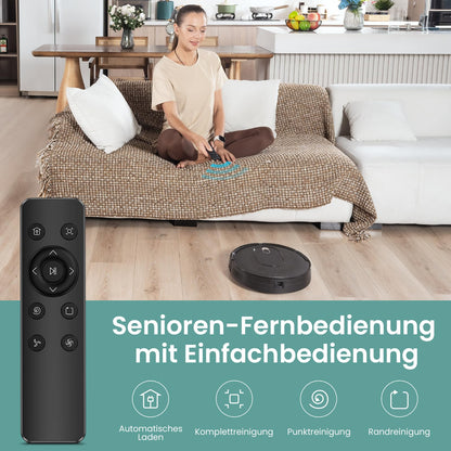 Vexilar W6+ Saugroboter – 2800 Pa, Tierhaarfreundlich, App & Sprachsteuerung