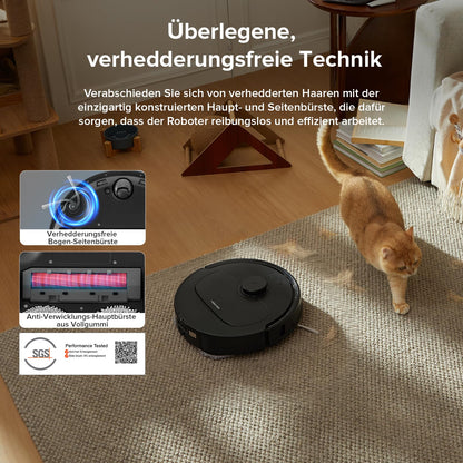 Roborock Qrevo Saugroboter – 8000Pa, Wischfunktion, Anti-Verfilzung