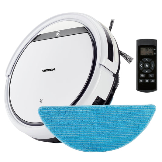 MEDION E32 SW Saug- & Wischroboter – 2-in-1, 120 Min Laufzeit