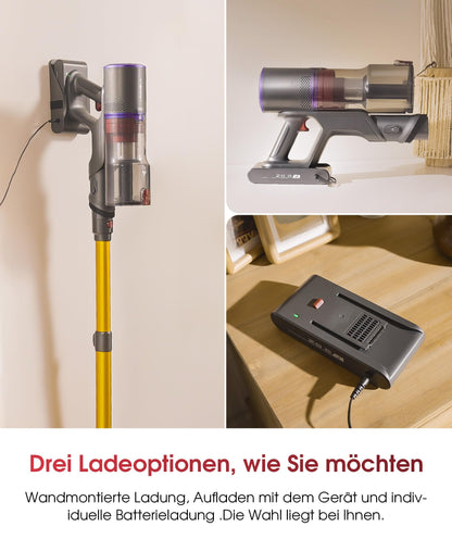 UNINELL Home Kabelloser Akku-Staubsauger – 550 W, 48 kPa, LED Touchscreen