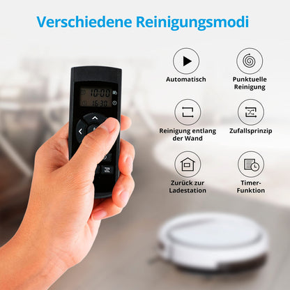 MEDION E32 SW Saug- & Wischroboter – 2-in-1, 120 Min Laufzeit