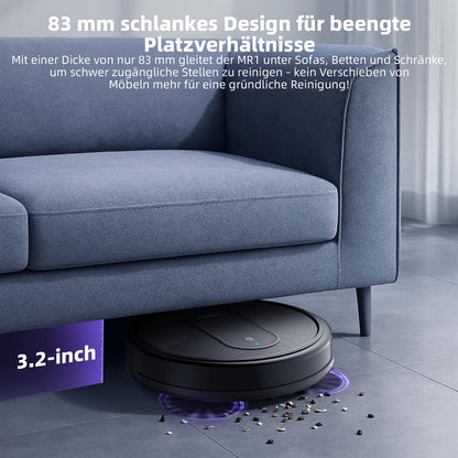 MONSGA 3-in-1 Saug- und Wischroboter, 3000 Pa, WiFi, 140 Min