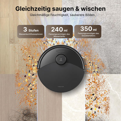 roborock Q10 X5+ Saug- und Wischroboter – 10.000 Pa, Auto-Entleerungsstation, Dual Anti-Tangle