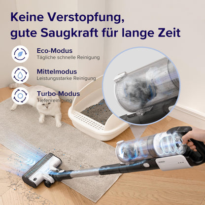 Levoit LVAC-200 Akku-Staubsauger – 4-in-1 Kabellos, Anti-Haar, 99,9 % Filterleistung